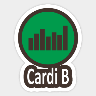 Cardi B Sticker